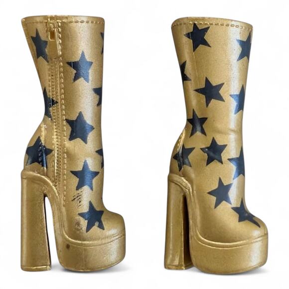 LOL Surprise OMG Agent Soul Babe Movie Magic Doll Platform Boots Gold Stars - Picture 1 of 5